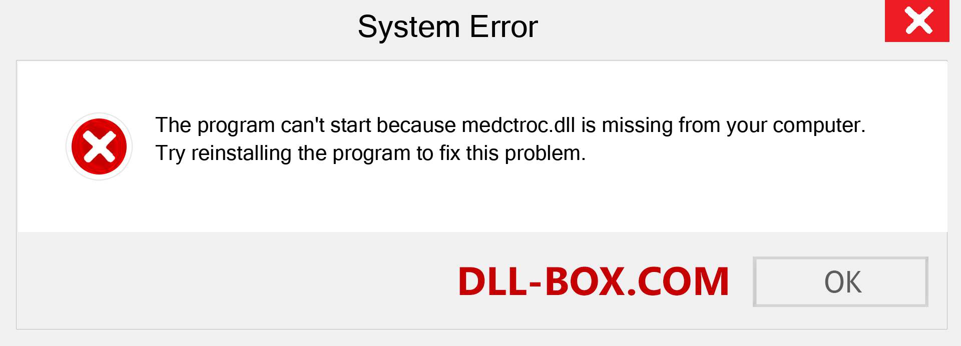  medctroc.dll file is missing?. Download for Windows 7, 8, 10 - Fix  medctroc dll Missing Error on Windows, photos, images